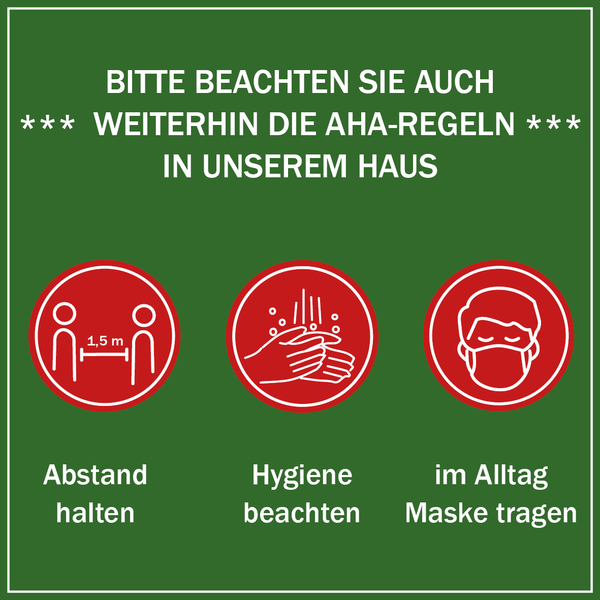 Pflegeheim Bad Dürkheim AHA-Regeln